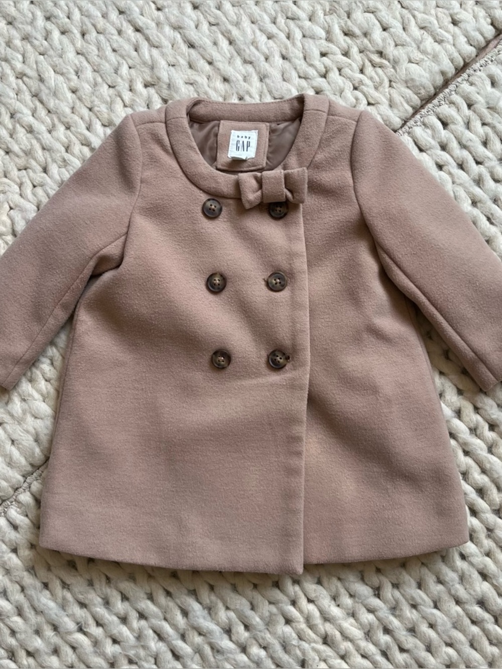 GAP Bow Peacoat | 12-18 months
